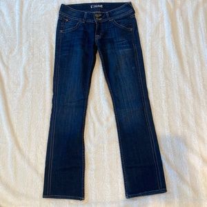 Hudson Jeans - dark denim - straight leg. Size 27.